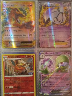 Pokémon TCG Holo EX Card Lot 2 binders