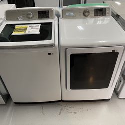 XL Washer Dryer Set 🔥 New 1 Year Warranty Top Load White Electric 