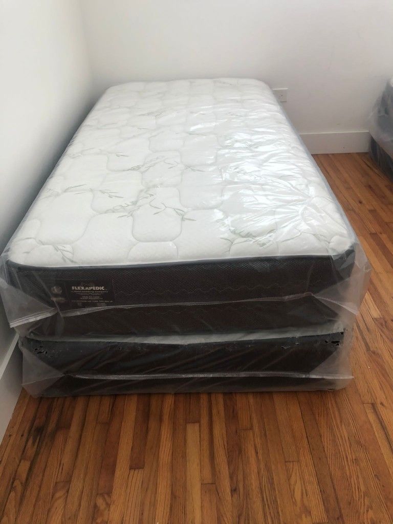 Colchón Twin Size Nuevo Con Box 