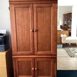 Wood TV Armoire