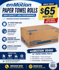 GP PRO enMotion® 10” Roll Towels – Part #89460