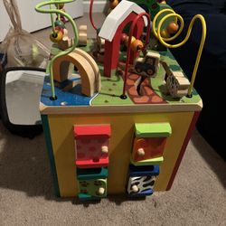 Wooden Bead Sliding Children’s Toy