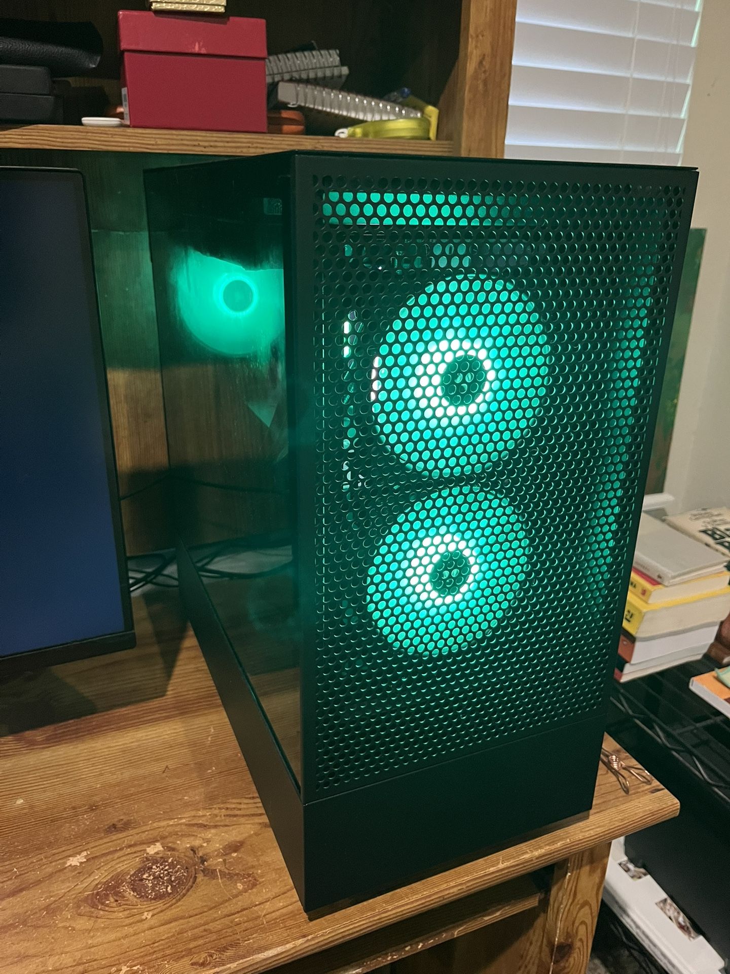 PC Tower. Corsair Motherboard. 1 RAM Stick