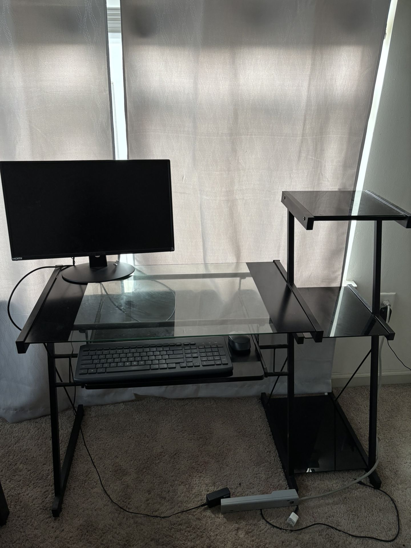 Glass Desk Set