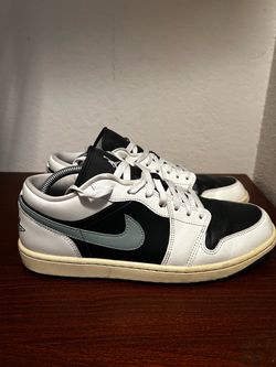 Nike Air Jordan 1 Low Black White | Size 12
