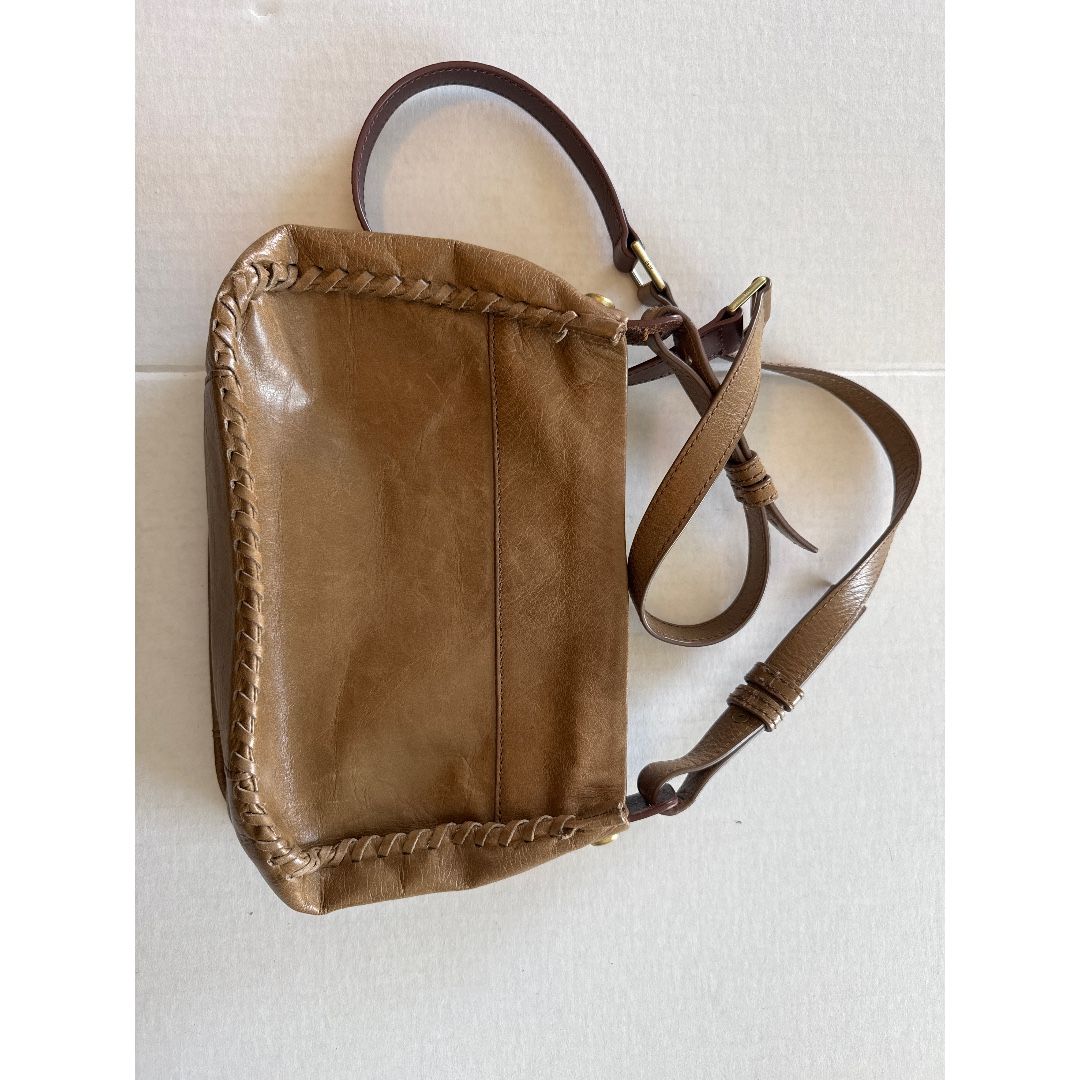 Hobo Crossbody Tan Leather Bag (contact info removed)