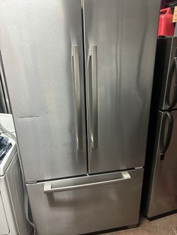 bosh 3 door stainless steel fridge 