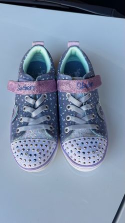 Skechers Girls Sparkle Sneakers Size 1Y