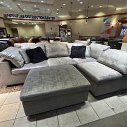 BEAUTIFUL LIMA GRAY MODULAR SOFA SET!$799!*SAME DAY DELIVERY*NO CREDIT NEEDED*EASY FINANCING*HUGE SALE*