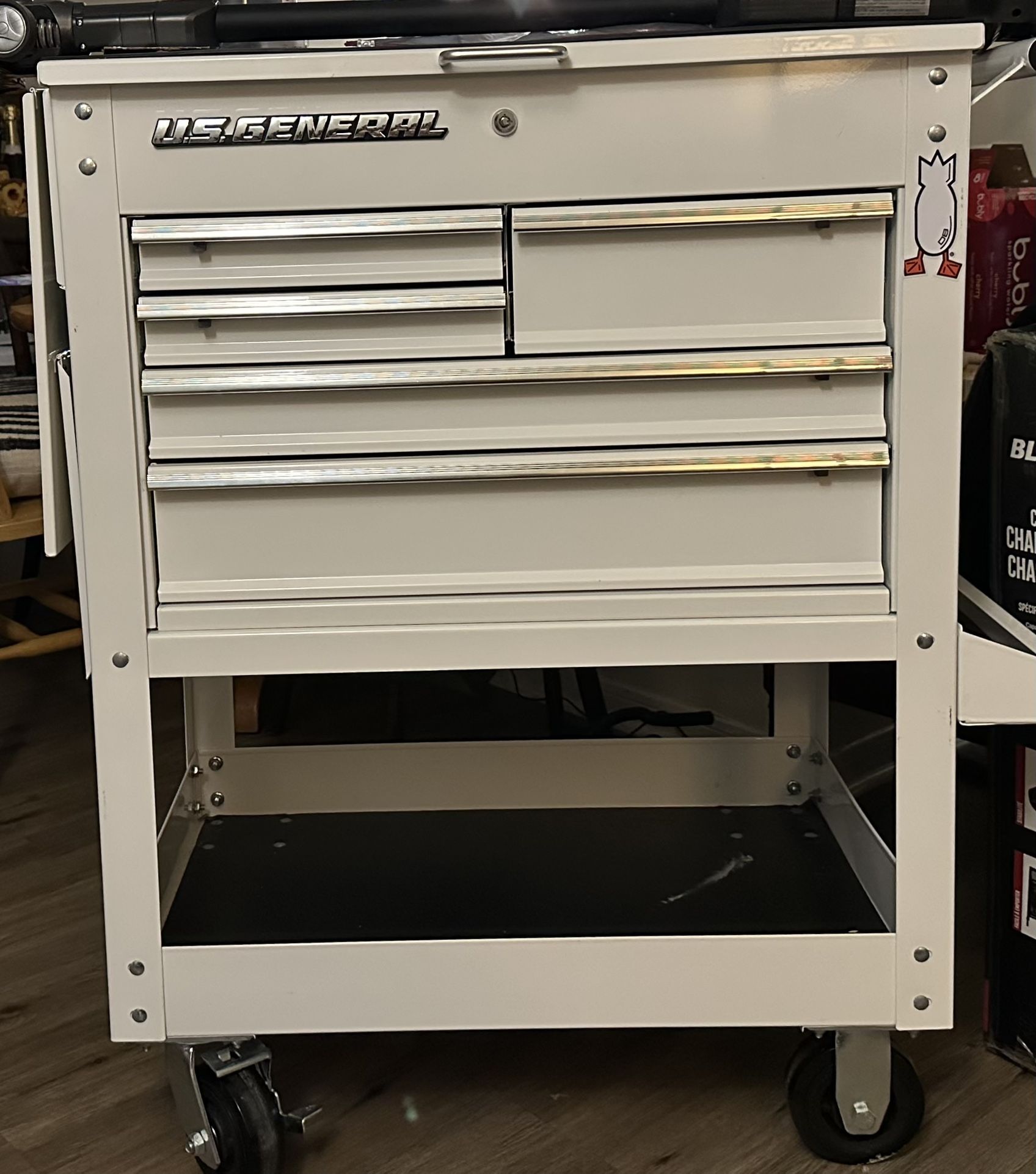 US General 5 Drawer Tool Cart