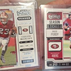 Panini Season Ticket 49ers Cards
