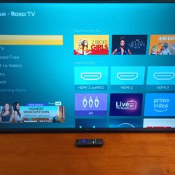 50" Hisense Smart TV With remote (no legs)