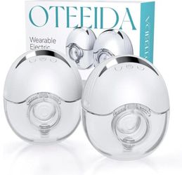 Hands Free Breast Pump Wearable MY-375 - Strong Suction, Low Noise, Wearable Breastfeeding Pump with 4 Mode &12 Levels, Portable Electric Breast Pump