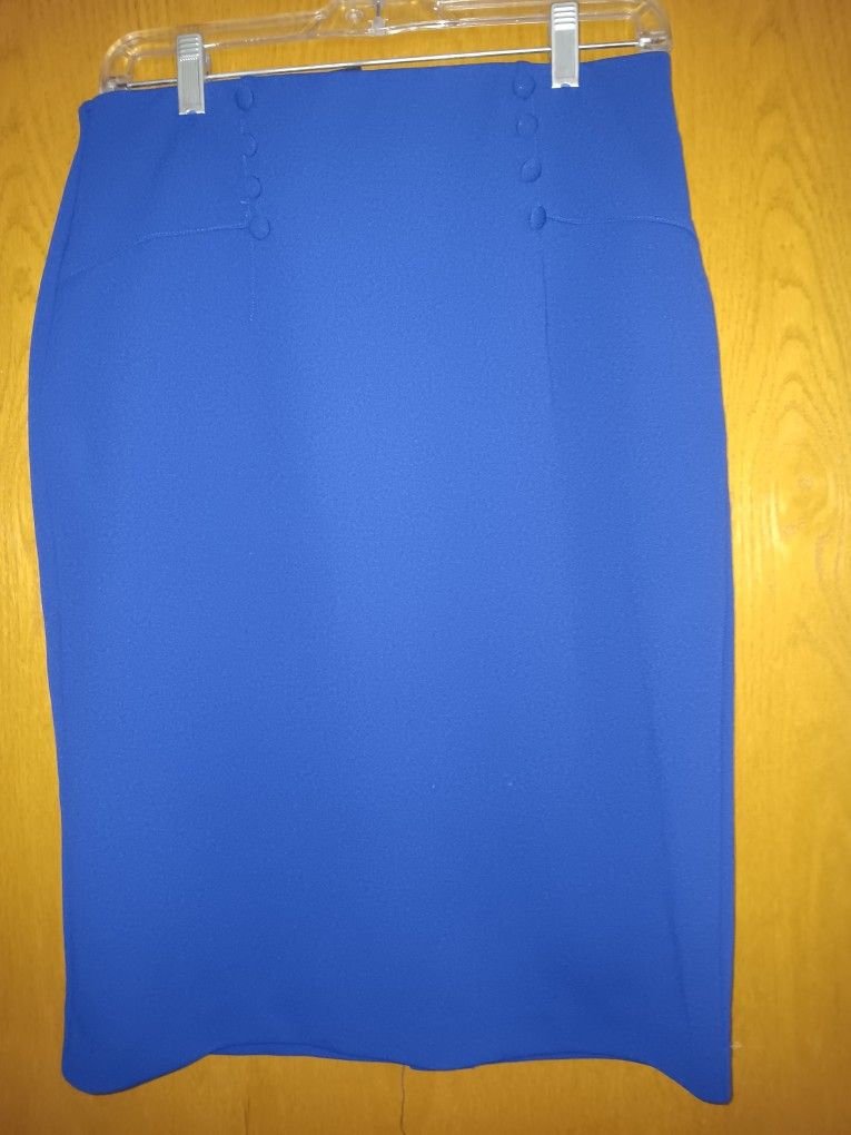 Women's Size Medium, NYCC BLUE pencil Skirt