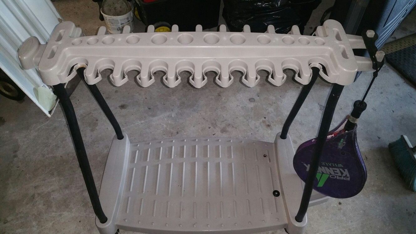 Tool shed tool holder