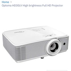 Optoma DLP Projector AND 80” VIVO Screen – Full Setup, Needs New Bulb, $225. Make An Offer!