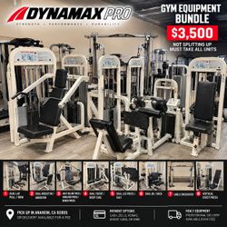 Dynamax Pro 8-Piece Commercial Gym Equipment Bundle - $3,500
