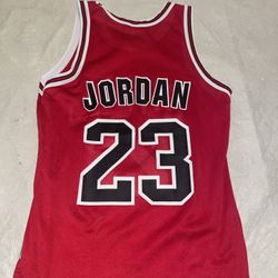 Michael Jordan Chicago Bulls Champion JERSEY Mens 40 Clean Red Vintage 90s NBA