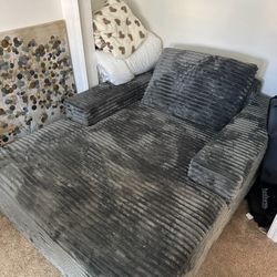 Oversized Chaise Plush Lounge Chair