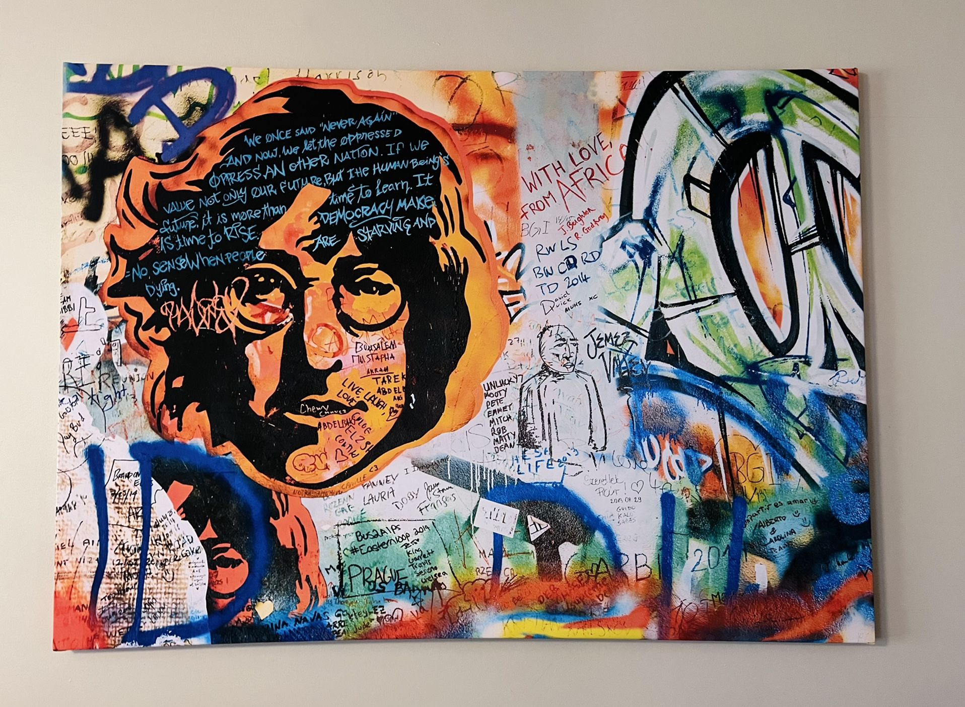 John Lennon Wall Art Canvas Print - New And Framed