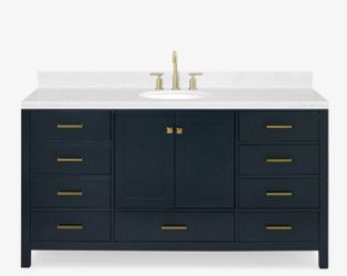 <DEAL>BRAND NEW Aerial  Cambridge 66 inch single sink cabinet for sale