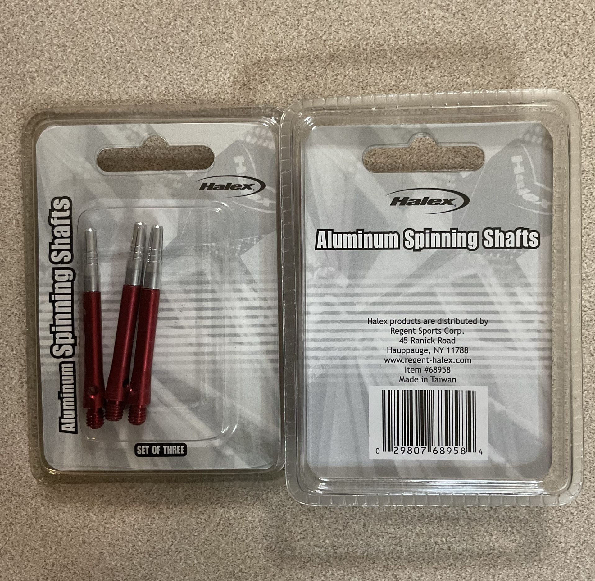 Halex Aluminum spinning Shafts For Darts NEW