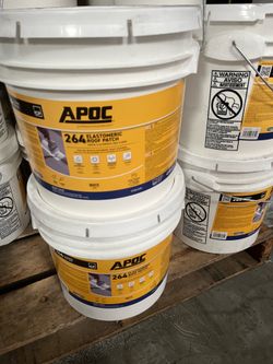 APOC 3.5 Gallon white mastic $120