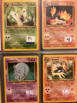 Vintage Pokémon Neo Discovery/Genesis NM to LP