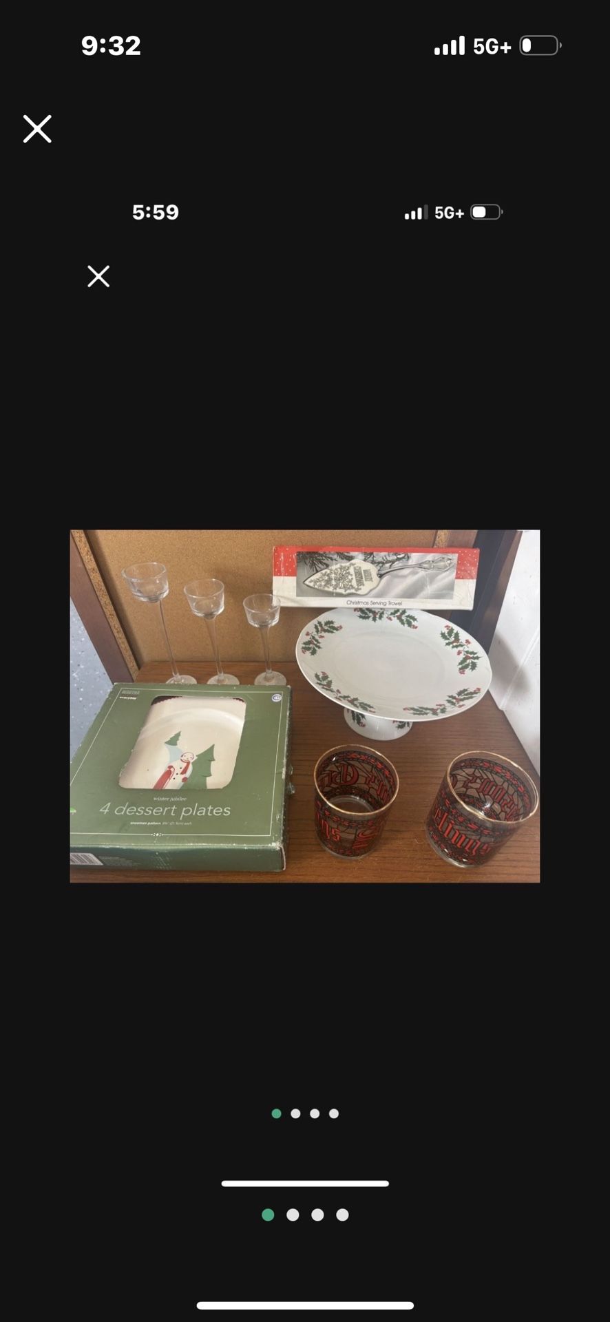 Christmas Cake Stand , New Dessert Plates & More