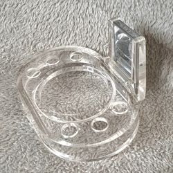Vintage Lucite Cup & 6 Holes Toothbrush Holder Peter's Decorators NEW

