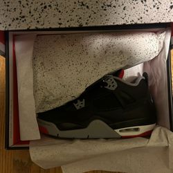 Jordan 4 Bred Reimagined Gs Size 7 And One 6.5 