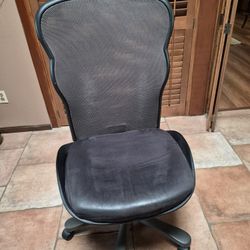 Office Chair,  Suede Seat Fabric, adjustable Height