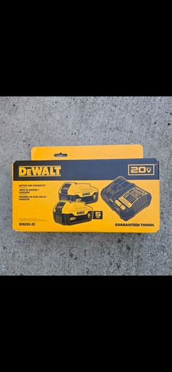 Dewalt 20v Batteries 5.0 Ah And Charger Brand New