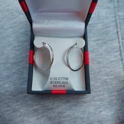 1/10 Cttw Sterling Silver