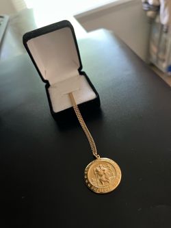 Jewels By Lux Gold Filled St. Christopher 24 In Chain