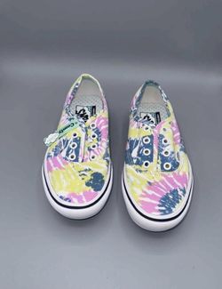 NEW Vans ComfyCush Authentic Tie-Dye Orchid/True White sneakers NEW