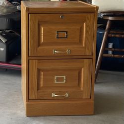 Filing Cabinet Oak