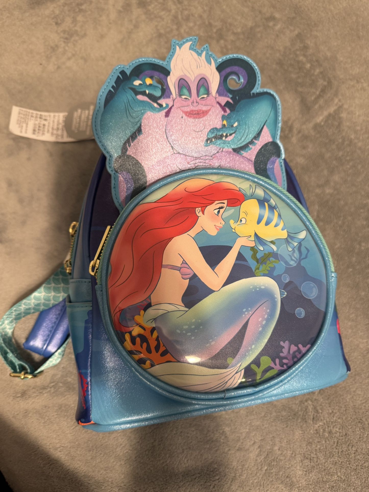 Little Mermaid Glow In The Dark Loungefly Disney
