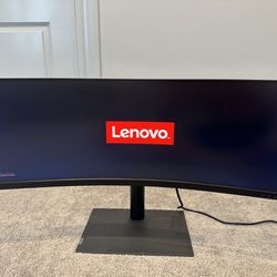 Lenovo ThinkVision P44w-10 43.4 Inch 32:10 Ultrawide Curved 4K HDR Monitor