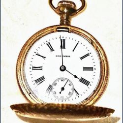 Antique Columbia Gold-Filled Pocket Watch – Late 1800s – Working⁶