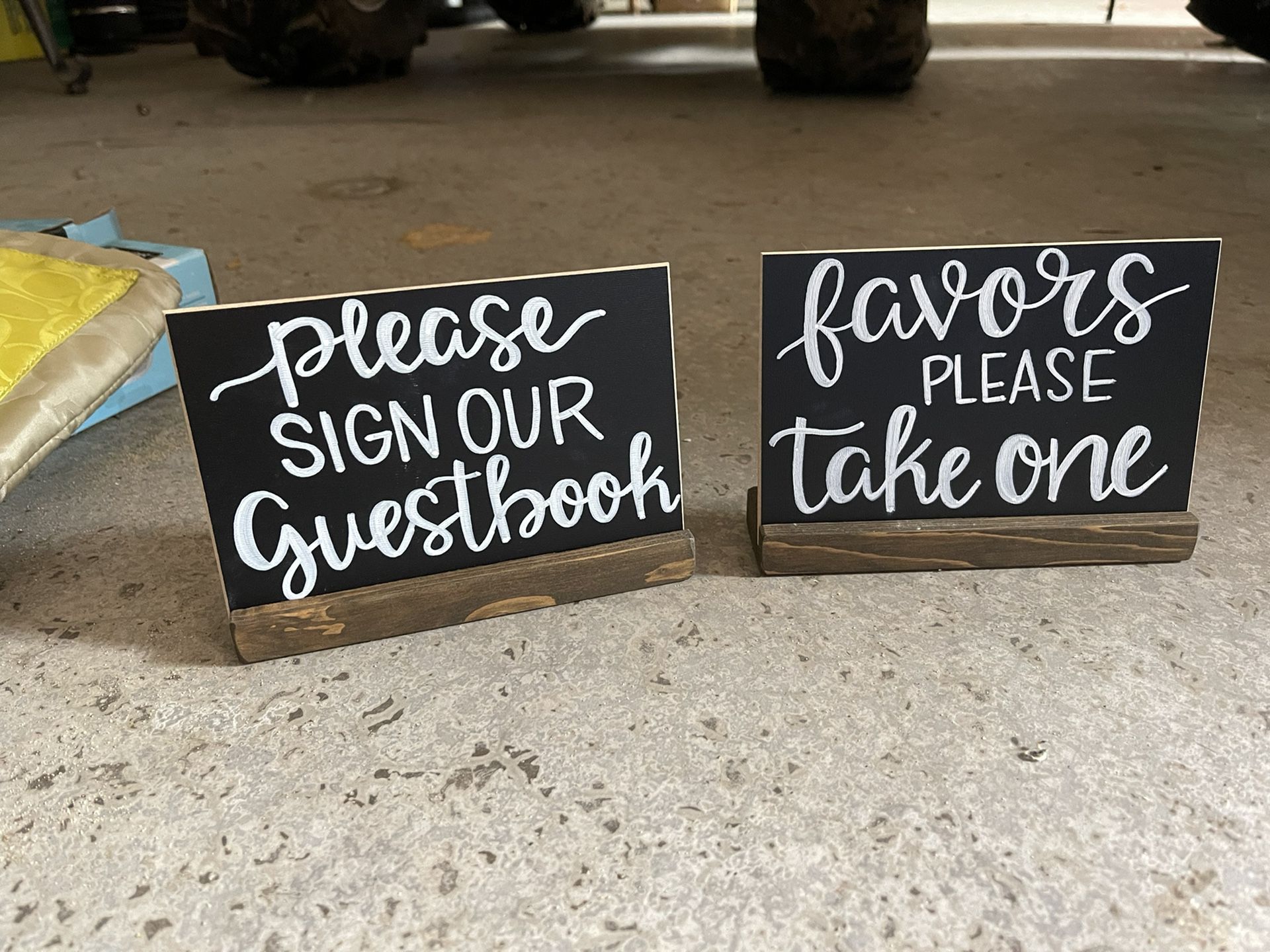 Signs And Table Numbers 