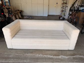 CB2 / Crate & Barrel White 80” sofa