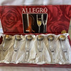 Crystal Glasses Mabe In Italy