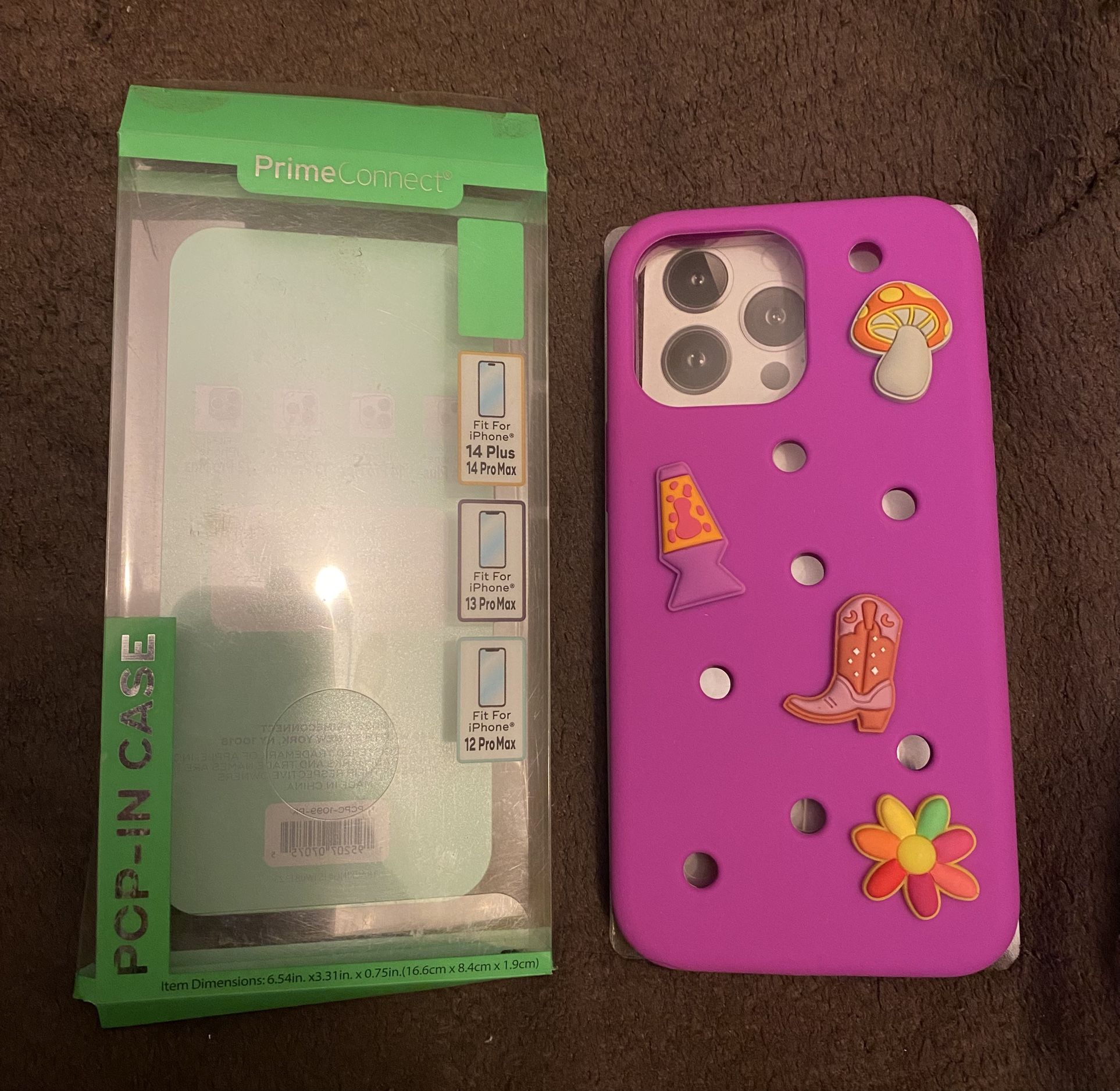 Pink Prime Connect pop in case for iphone 12/13/14 pro max, 14 plus