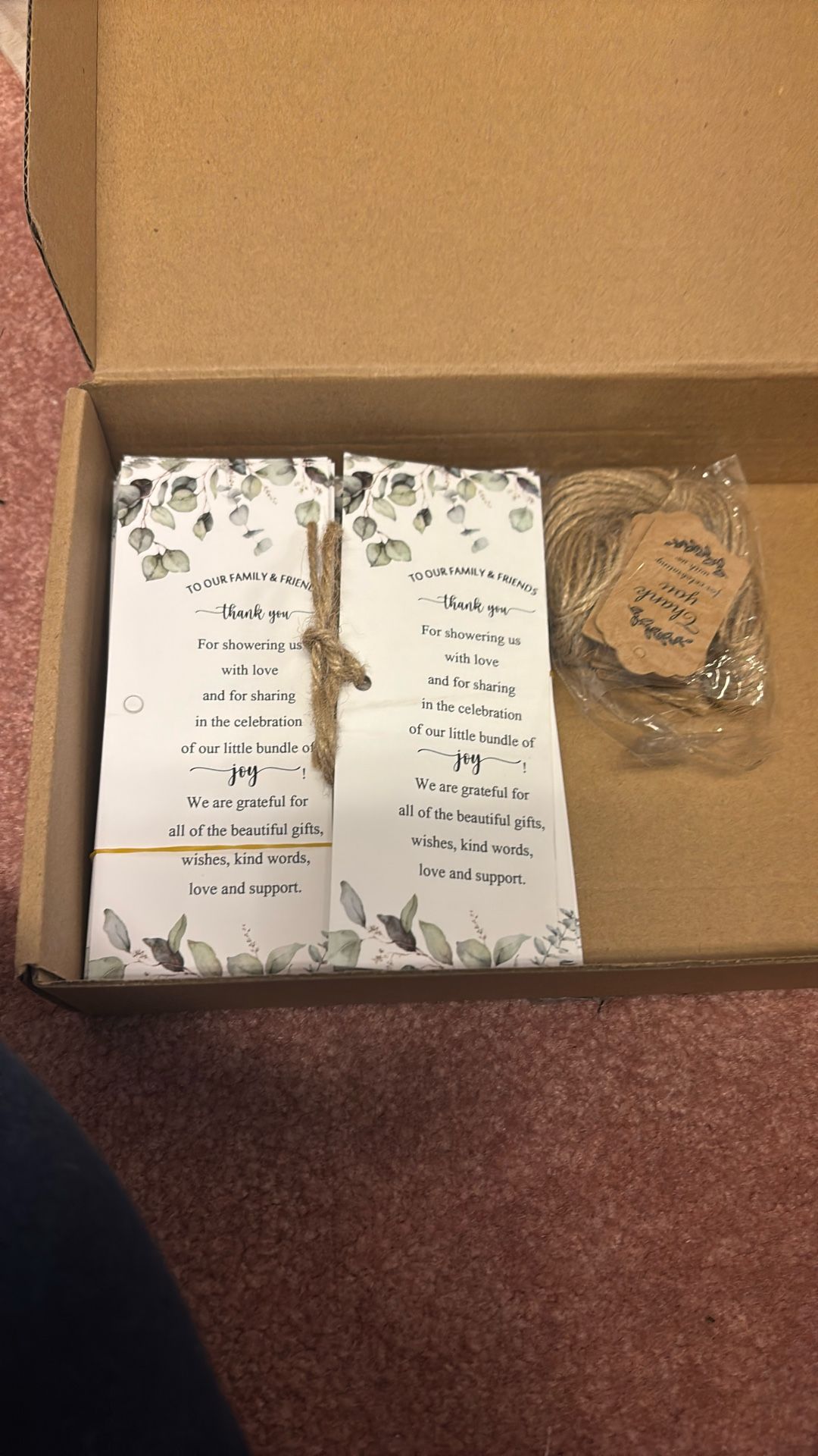 Thank you cards