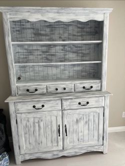 Farmhouse Hutch Storage Cabinet / Dining Room