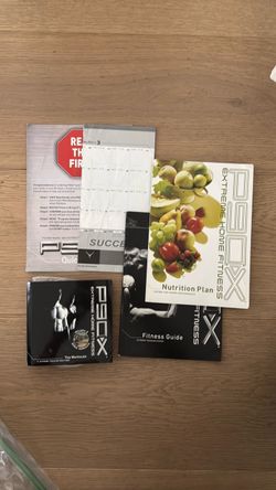 P90X Fitness DVD program with books and calendar