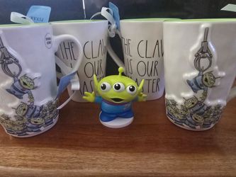 Pixar mug the claw set of 4