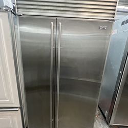 Subzero 42” stainless steel  2yr warrantys