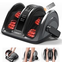 FSA HSA Eligible Shiatsu Foot Massager with Heat, 3-Heating for Circulation and Pain Relief, Deep Kneading Rolling for Calf-Leg-Arm Relaxation, Planta